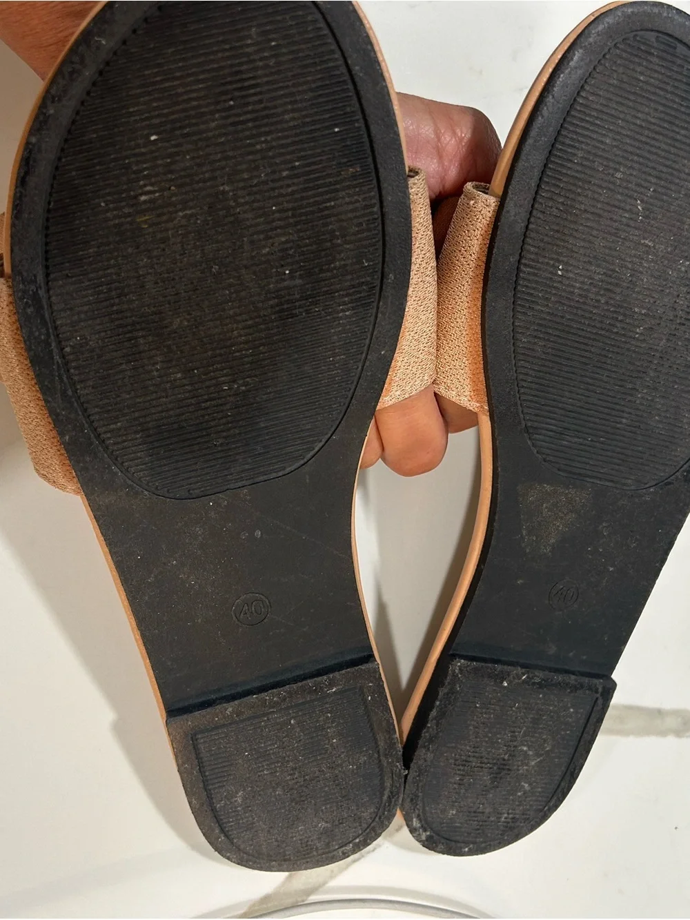 Women’s Floral Slide Sandals - Tan